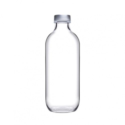 Fles Iconic 0,54 liter (incl. zilveren dop) bedrukken